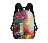 sinyumoney Girl on Whale with Butterflies Zaino scolastico stampato 3D, zaino casual per bambini, borsa scolastica stampata 3D per ragazzi, scuola primaria e college, Still Life, 17"
