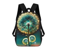 sinyumoney Glowing Dandelion Tree Zaino Scolastico Per Bambini, Zaino Casual Da Viaggio Per Ragazzi E Ragazze, Zaino Da Giorno Di Grande Capacità 17inch