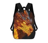 sinyumoney Glowing Dragon Head Zaino Scolastico Zaino Per Bambini Borsa Scolastica Di Grande Capacità Zaino Per Bambini Per La Scuola Zaino 3D Borsa Per Libri Regali Per Bambini 17inch