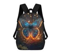 sinyumoney Glowing Forest Butterfly Zaino Per Bambini E Bambine, Zaino Da Giorno, Scuola Primaria, Perfetto Per Il Ritorno A Scuola O Per L'educazione Fisica, Regali E Viaggi 17inch