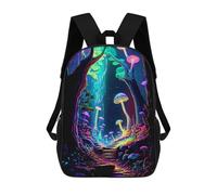 sinyumoney Glowing Forest Pathway Zaini, Zaino Per Bambini, Borsa Scolastica Per Studenti, Zaini Da Viaggio Stampati in 3D, Zaino Accessorio Moda, Zaini Impermeabili Per Bambini 17inch
