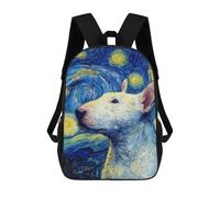 sinyumoney Glowing Neon Cat Art Print-5 Zaini Stampati 3D Per Bambini Zaini Alla Moda E Casual Per Il Giorno Borse Da Viaggio, Zaini All'aperto Per Ragazzi E Ragazze, Stile-12, 17"