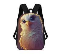 sinyumoney Golden Eagle Portrait Zaino Scolastico Per Bambini Stampato in 3D Per Bambini, Zaini Da Viaggio, Borse Per Libri Per Ragazzi, Studenti Delle Scuole Elementari 17inch