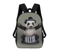 sinyumoney Golden Leone Majesty Zaini scolastici per bambini, borsa da scuola alla moda, borsa da scuola stampata 3D per ragazzi, studenti elementari e college, Japanese Sumo Giant Panda, 17"