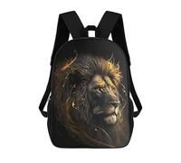 sinyumoney Golden Majesty Lion's Glory Zaini Casual Per Bambini, Borse Scolastiche Per Ragazzi E Ragazze, Zaini Per Libri, Zaini 17inch