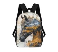sinyumoney Guardian of The Savanna - Zaino scolastico per bambini con stampa 3D, ideale per viaggi e libri, Majestic Spirit Of The Wild, 17"