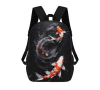 sinyumoney Guardian with Neon Wolf - Zaino scolastico per bambini, stampa 3D, alla moda e casual, per ragazzi, studenti elementari e college, Stile: 3., 17"