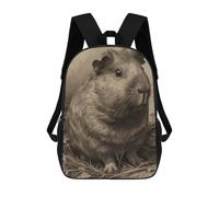 sinyumoney Guinea Pig Pencil Drawing Zaini Per Bambini, Borsa Scolastica Stampata in 3D, Zaino Per Bambini, Zaini Da Viaggio, Borse Per Bambini, Borse Per Libri, Borsa Scolastica Per Bambini 17inch