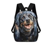 sinyumoney Happy Labrador Portrait Zaino Scolastico Per Bambini, Borsa Scolastica Stampata in 3D Per Ragazzi, Studenti Delle Scuole Elementari E Medie 17inch