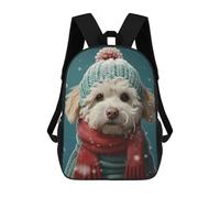 sinyumoney Havanese Dog Xmas Painting Zaini Casual Per Bambini, Borse Scolastiche Per Ragazzi E Ragazze, Zaini Per Libri, Zaini 17inch