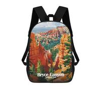 sinyumoney Honolulu Hawaii Zaini Per Bambini, Zaini Stampati In 3D, Zaini Per Studenti Della Scuola E Del Collegio (ragazzi E Ragazze), Bryce Canyon National Park Illustrazione, 17"