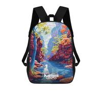 sinyumoney Honolulu Hawaii Zaini Per Bambini, Zaini Stampati In 3D, Zaini Per Studenti Della Scuola E Del Collegio (ragazzi E Ragazze), Karijini National Park Australia Illustrazione, 17"