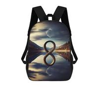 sinyumoney Infinity of Nature Zaino Scolastico Per Bambini, Stampato in 3D, Borsa Scolastica Alla Moda, Borsa Scolastica Casual Per Ragazzi, Studenti Delle Scuole Elementari E Medie 17inch