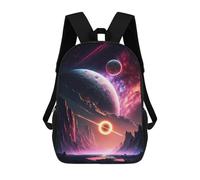 sinyumoney Interstellar Black HoleZaino Scolastico Per Bambini, Zaini Stampati in 3D, Zaini Alla Moda Per La Scuola Elementare E Media Per Ragazzi. 17inch
