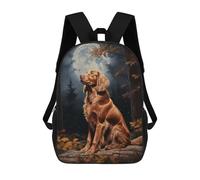 sinyumoney Irish Setter Under Moonlight Zaini Casual Per Bambini, Borse Scolastiche Per Ragazzi E Ragazze, Zaini Per Libri, Zaini 17inch