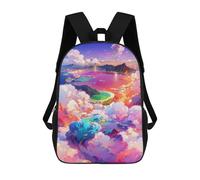 sinyumoney Island Paradise Beyond The Clouds Zaini Casual Per Bambini, Borse Scolastiche Per Ragazzi E Ragazze, Zaini Per Libri, Zaini 17inch