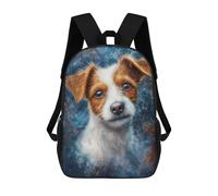 sinyumoney Jack Russell Terrier Puppy Zaini Per Bambini, Zaini Scolastici Personalizzati 3D Per Ragazzi E Ragazze, Zaini Scolastici Grandi, Zaini Casual Da Giorno 17inch