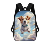 sinyumoney Jack Russell Terrier Zaino Per Bambini, Borsa Scolastica Di Grande Capacità, Zaino Per Studenti, Zaino Per Ragazzi, Ragazze, Adulti, Adolescenti 17inch