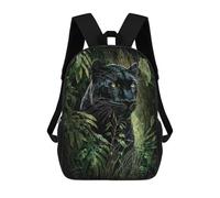 sinyumoney Jaguar in The Jungle -1 Zaino Per Bambini, Zaino Scolastico Per Bambini, Zaini Scolastici Stampati in 3D Per Ragazzi E Studenti Adolescenti 17inch