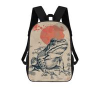 sinyumoney Japanese Cottagecore Frog Zaini, Zaino Per Bambini, Borsa Scolastica Per Studenti, Zaini Da Viaggio Stampati in 3D, Zaino Accessorio Moda, Zaini Impermeabili Per Bambini 17inch
