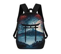 sinyumoney Japanese Gate Anime Zaino Scolastico, Zaino Per Libri, Zaini Per Bambini Stampati in 3D, Zaini Per Bambini, Zaini Scolastici Per Bambini, Zaini Da Viaggio 17inch