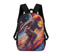 sinyumoney Japanese Landscape Zaino scolastico per bambini, borsa scolastica stampata 3D, borsa da scuola alla moda per ragazzi, studenti elementari e college, Astronaut Astronaut, 17"