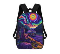 sinyumoney Journey Zaino Scolastico Per Bambini, Stampato in 3D, Borsa Scolastica Alla Moda, Borsa Scolastica Casual Per Ragazzi, Studenti Delle Scuole Elementari E Medie 17inch