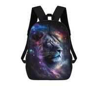 sinyumoney Kangaroo in Space Flowers - Zaino per la scuola, con stampa 3D, per bambini, per la scuola, per bambini, Style-20, 17"