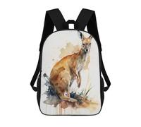 sinyumoney Kangaroo in Watercolor Zaino Scolastico Per Bambini, Zaino Casual Da Viaggio Per Ragazzi E Ragazze, Zaino Da Giorno Di Grande Capacità 17inch