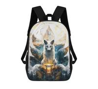 sinyumoney Kitsunes Realm of Enlightenment Stampa Zaino Per Bambini, Borsa Scolastica Per Adulti E Bambini, Zaino Da Viaggio Per Tutti I Giorni 17inch