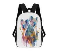 sinyumoney Koala Bear Watercolor Art Stampa Zaino Per Bambini, Borsa Scolastica Per Adulti E Bambini, Zaino Da Viaggio Per Tutti I Giorni 17inch