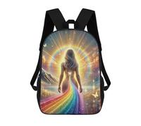sinyumoney Leading The Rainbow Zaino Per Ragazzi, Studenti Adolescenti, Zainetti Per Ragazze, Borse Per Bambini, Scuola Elementare, Scuola Media, Borsa Per Libri 17inch