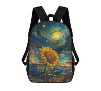 sinyumoney Leopard Moonlit Tree Branch Zaini 17 Pollici Per Bambini, Borse Da Scuola Stampate 3D Per Studenti Della Scuola Elementari E Del College, Ragazzi E Ragazze, Stile: 8., 17"