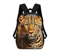 sinyumoney Leopard Portrait Wild Beauty Zaini Stampati in 3D Per Bambini, Zaini Scolastici, Borse Scolastiche, Zaini Alla Moda Per Ragazzi, Studenti Delle Scuole Elementari E Medie 17inch
