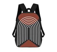sinyumoney Line Art 05 Zaino Per Bambini Zaino Scolastico Borsa Scolastica Borsa Scolastica Alla Moda Stampata in 3D Per Ragazzi Studenti Delle Scuole Elementari E Medie 17inch