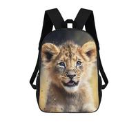 sinyumoney Lion Watersketch Zaino Per La Scuola Stampato in 3D Borsa Scolastica Per Ragazzi E Ragazze Zaino Per Bambini Zaino Da Viaggio 17inch
