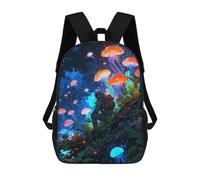 sinyumoney Lost in Bioluminescent Zaino Scolastico Stampato in 3D, Borse Scolastiche Per Ragazzi E Ragazze, Zaino Per Laptop Per Bambini/studenti/adulti 17inch