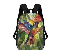 sinyumoney Magical Forest Fox Zaino scolastico per bambini, 43 cm (17 pollici), Stampato 3D, Per ragazzi, Studenti delle elementari e del college, Stile: 8., 17"
