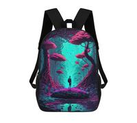 sinyumoney Magical Forest Journey Zaino Scolastico Zaino Per Bambini Borsa Scolastica Di Grande Capacità Zaino Per Bambini Per La Scuola Zaino 3D Borsa Per Libri Regali Per Bambini 17inch