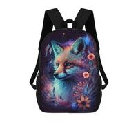 sinyumoney Magical Fox Artwork Zaino Scolastico Per Computer, Ideale Per Scuola/lavoro/viaggi - Perfetto Per Viaggi, Lavoro E Uso Quotidiano 17inch