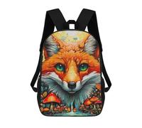 sinyumoney Magical Fox Forest Zaini Casual Per Bambini, Borse Scolastiche Per Ragazzi E Ragazze, Zaini Per Libri, Zaini 17inch