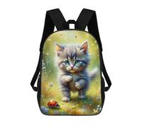 sinyumoney Magical Puppy with Butterflies Zaini Per Bambini, Zaino Scuola Stampato 3D Per Bambini, Zaino Da Viaggio, Borsa Per Libri Per Bambini Borsa Da Scuola, Stile: 14., 17"