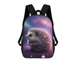 sinyumoney Magical Sparkling Hedgehog Zaino Per Bambini, Zainetti 3D Per La Scuola, Zainetto Per Bambini, Zainetto Casual, Zaino Alla Moda 17inch