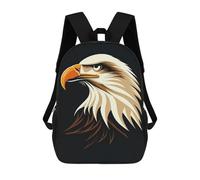 sinyumoney Majestic Eagle Vector Portrait with Sharp Gaze Zaini Per Bambini, Zaini Scolastici, Borse Scolastiche Alla Moda Stampate in 3D Per Ragazzi, Studenti Delle Scuole Elementari E Medie 17inch
