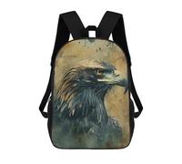 sinyumoney Majestic Eagle Zaino Per Bambini Stampato in 3D Zaino Scolastico Per Bambini Zaini Da Viaggio Per Bambini Borse Per Libri Ad Alta Capacità Zaino Per Bambini Zainetto 17inch
