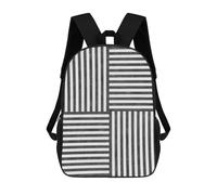 sinyumoney Minimalist Lines 03 Zaino, Zaino Per Bambini, Borsa Scolastica Per Studenti, Zaino Per Libri, Borsa Scolastica Stampata in 3D Per Ragazzi E Ragazze 17inch