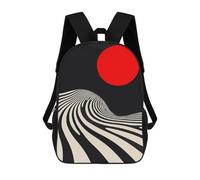 sinyumoney Minimalist Space Zaino Scolastico Per Bambini, Borsa Scolastica Stampata in 3D Per Ragazzi, Studenti Delle Scuole Elementari E Medie 17inch