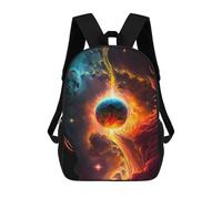 sinyumoney Molten Celestial Event Zaino Scolastico Stampato in 3D Per Bambini, Zaino Scolastico Casual Alla Moda Per Bambini Studenti 17inch