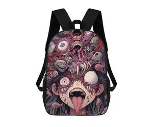 sinyumoney Monstrous Transformation Zaini Stampati in 3D, Borsa Scolastica Casual Per Bambini, Borsa Scolastica Alla Moda Per Ragazzi, Studenti Delle Scuole Medie 17inch