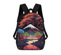 sinyumoney Mount Fuji Reflections Zaino Per Bambini Borsa Scolastica Per Ragazzi Cartone Animato Stampa 3D Borsa Scolastica Per Studenti Zaino Per Laptop Per Ragazzi E Ragazze 17inch